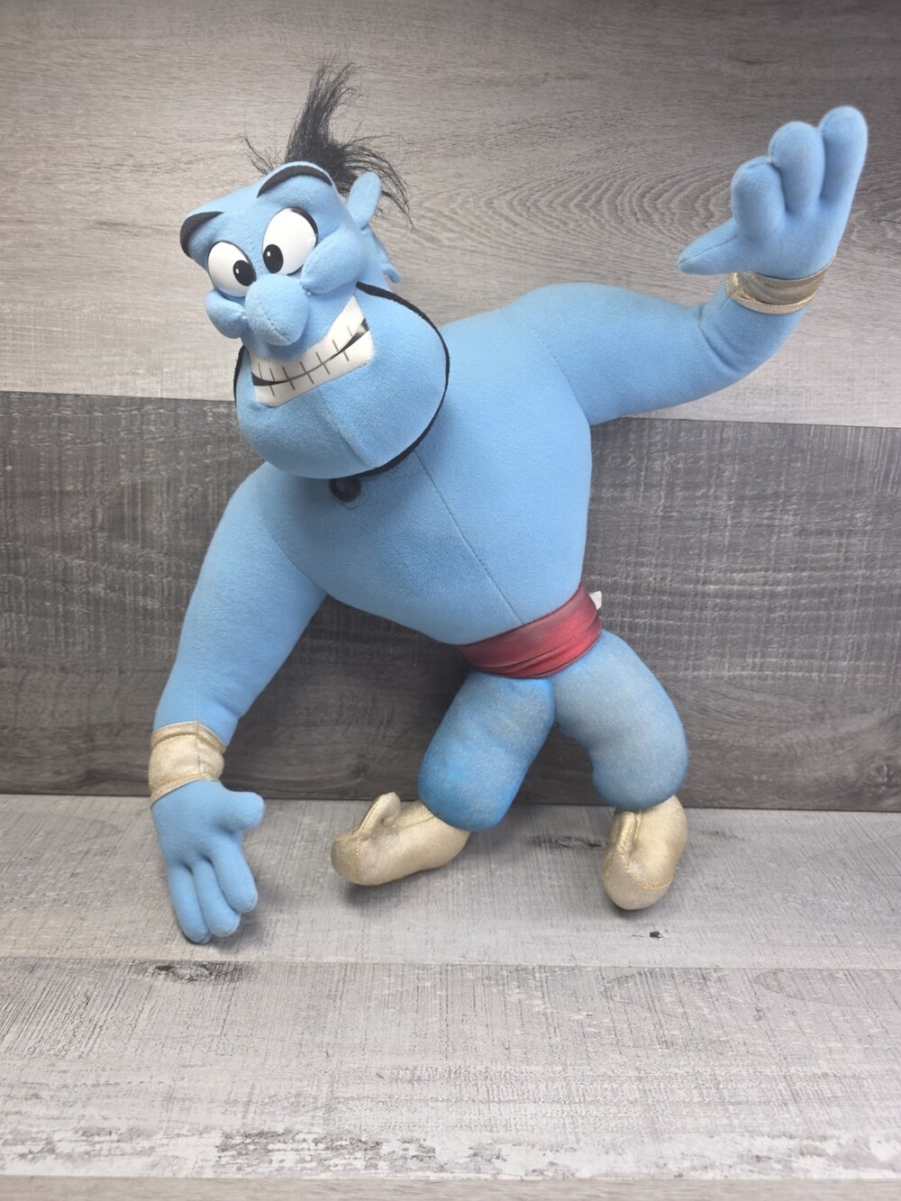 16” Disney Vintage Wired Arms Aladdin Genie Plush Stuffed Doll Mattel 1992 b268